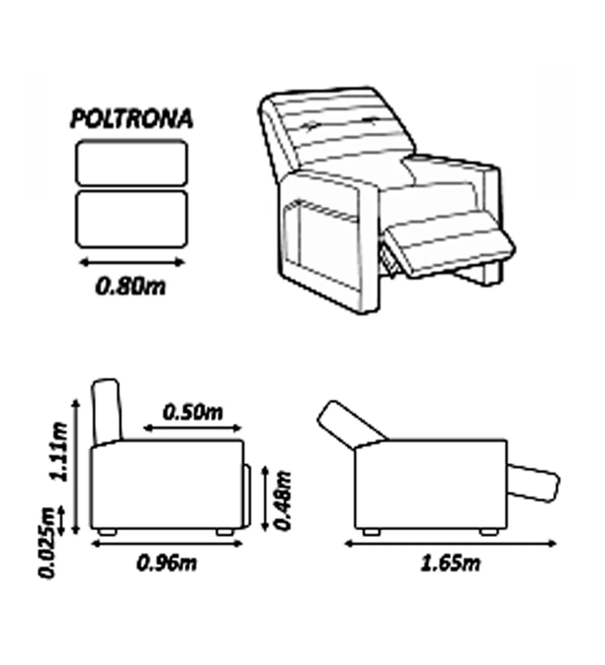 Poltrona do Papai Articulada Medida