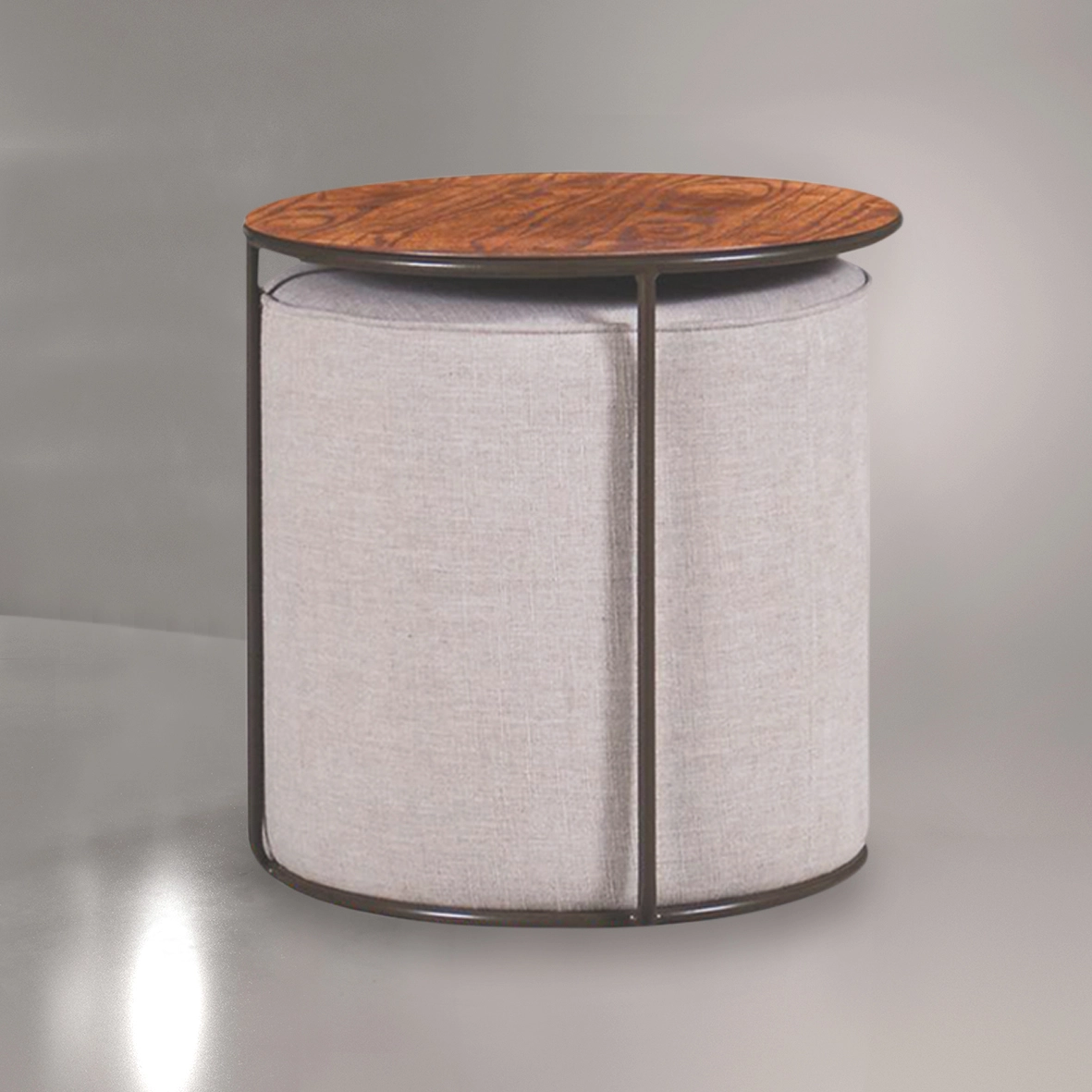 Puff Mesa Enzo.
Mesa
Largura: 50 cm / Profundidade: 50 cm / Altura: 50 m
Puff
Largura: 46 cm / Profundidade: 46 cm / Altura: 46 m
Tampo em Medeira, Base de Ferro, Espuma HS
Mais de 50 cores e tecidos diferentes.
Acabamento, Conforto e Qualidade impecável.