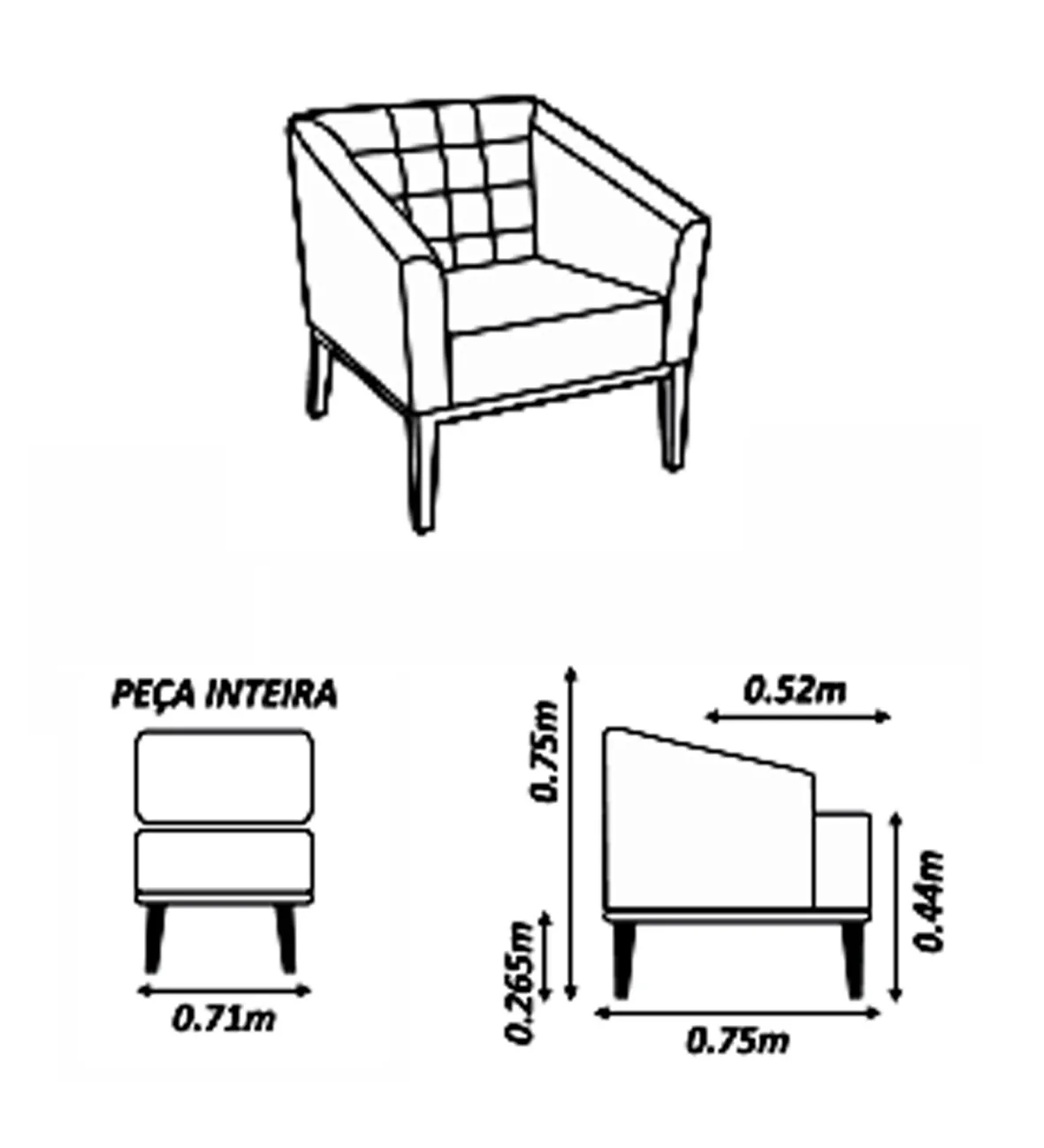 Poltrona Rest 11 Medida